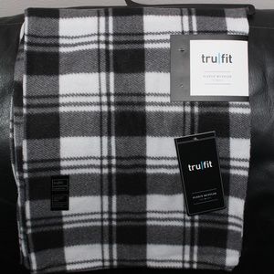 TruFit Fleece (Cashmere feel) Plaid Scarf Plaid